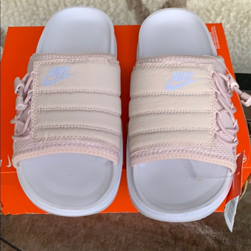 WMNS NIKE ASUNA SLIDE NA White Ghost-Barely Rose - Picture 10 of 16